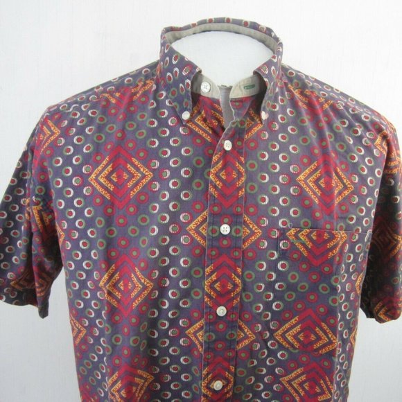 Vintage Tommy Hilfiger shirt geometric 1990s - Picture 5 of 8
